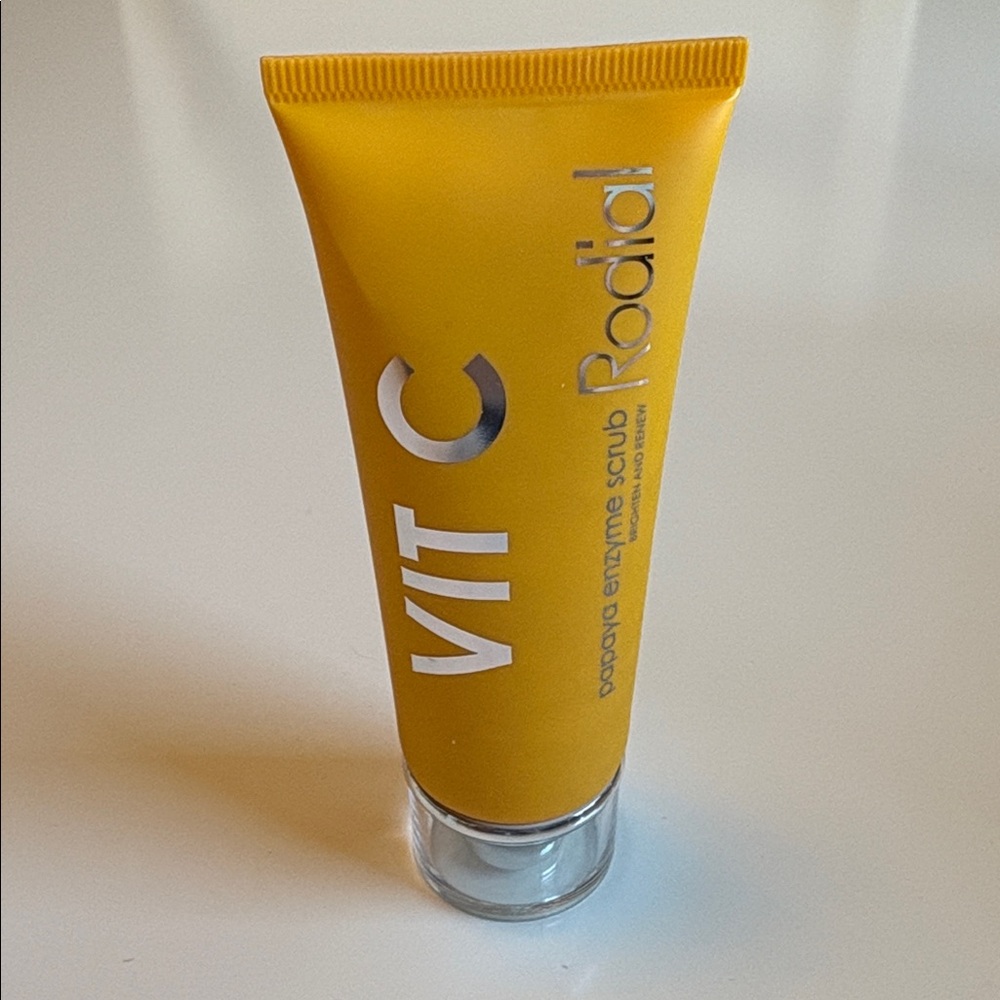 Rodial Vit C Enzyme Scrub in Bright Yellow